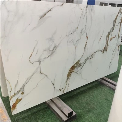 Azulejos de vidro Nano Calacatta luxuosos